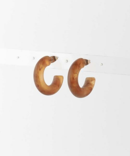 URBAN RESEARCH DOORS / アーバンリサーチ ドアーズ ピアス・イヤリング | マーブルミニフープピアス | 詳細3