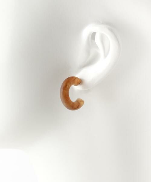 URBAN RESEARCH DOORS / アーバンリサーチ ドアーズ ピアス・イヤリング | マーブルミニフープピアス | 詳細4