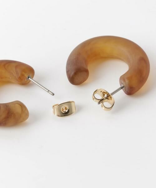 URBAN RESEARCH DOORS / アーバンリサーチ ドアーズ ピアス・イヤリング | マーブルミニフープピアス | 詳細5