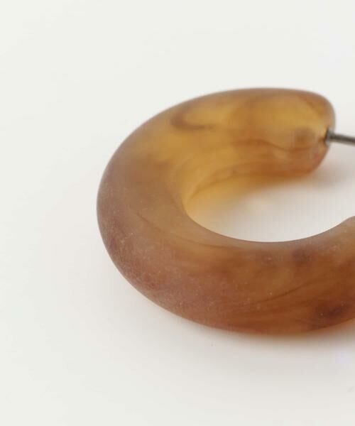 URBAN RESEARCH DOORS / アーバンリサーチ ドアーズ ピアス・イヤリング | マーブルミニフープピアス | 詳細6