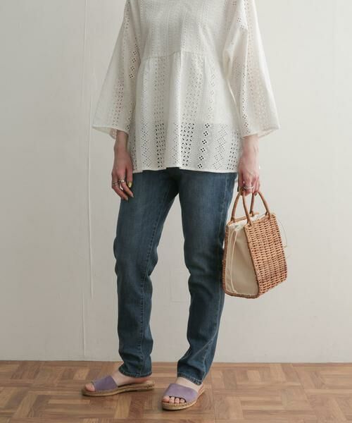 URBAN RESEARCH DOORS / アーバンリサーチ ドアーズ デニムパンツ | ストレッチテーパードデニム | 詳細1