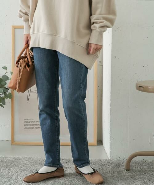 URBAN RESEARCH DOORS / アーバンリサーチ ドアーズ デニムパンツ | ストレッチテーパードデニム | 詳細15