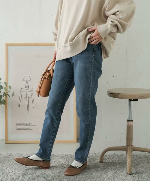 URBAN RESEARCH DOORS / アーバンリサーチ ドアーズ デニムパンツ | ストレッチテーパードデニム | 詳細16