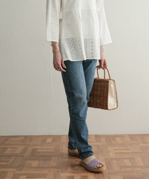 URBAN RESEARCH DOORS / アーバンリサーチ ドアーズ デニムパンツ | ストレッチテーパードデニム | 詳細7