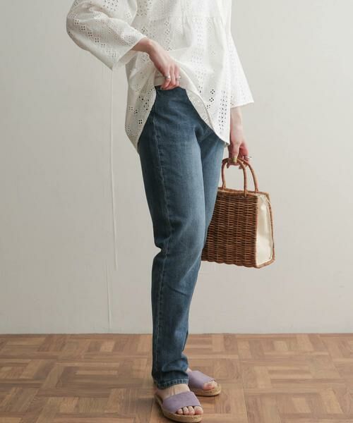 URBAN RESEARCH DOORS / アーバンリサーチ ドアーズ デニムパンツ | ストレッチテーパードデニム | 詳細8