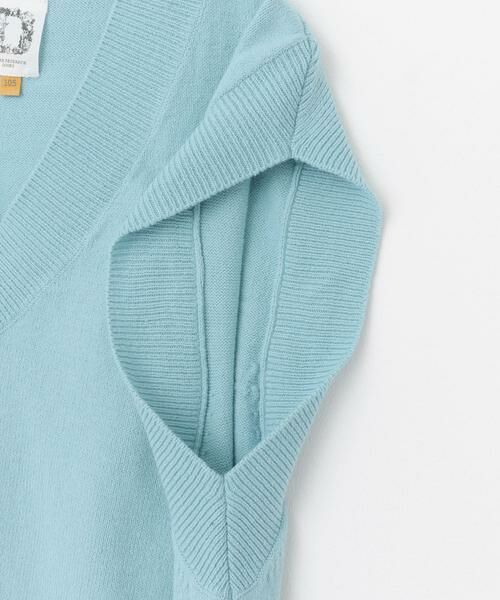 URBAN RESEARCH DOORS / アーバンリサーチ ドアーズ ニット・セーター | 『親子リンク』Vネックニットベスト(KIDS) | 詳細9