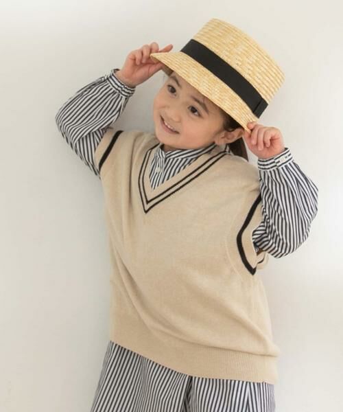URBAN RESEARCH DOORS / アーバンリサーチ ドアーズ ニット・セーター | 『親子リンク』Vネックニットベスト(KIDS) | 詳細11