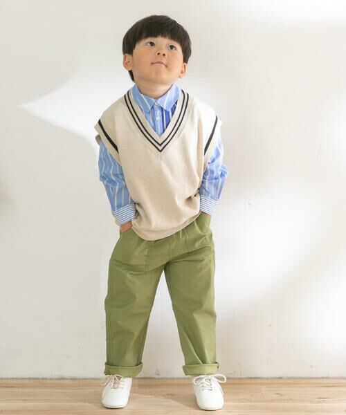 URBAN RESEARCH DOORS / アーバンリサーチ ドアーズ ニット・セーター | 『親子リンク』Vネックニットベスト(KIDS) | 詳細20