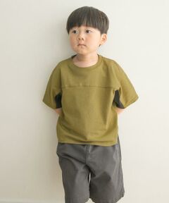 URBAN RESEARCH DOORS / アーバンリサーチ ドアーズ トップス | メッシュスウィッチングドルマンTシャツ(KIDS)
