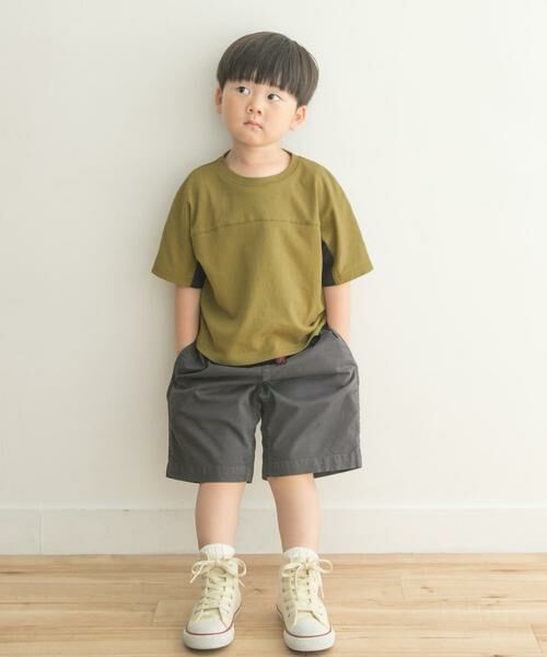 URBAN RESEARCH DOORS / アーバンリサーチ ドアーズ トップス | メッシュスウィッチングドルマンTシャツ(KIDS) | 詳細2