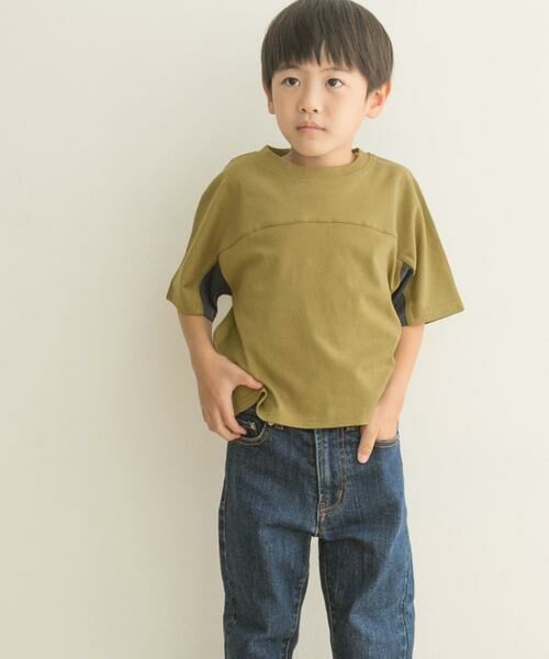 URBAN RESEARCH DOORS / アーバンリサーチ ドアーズ トップス | メッシュスウィッチングドルマンTシャツ(KIDS) | 詳細4