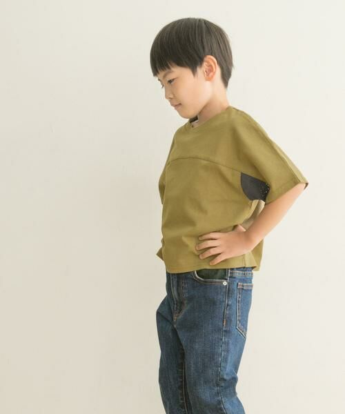 URBAN RESEARCH DOORS / アーバンリサーチ ドアーズ トップス | メッシュスウィッチングドルマンTシャツ(KIDS) | 詳細6