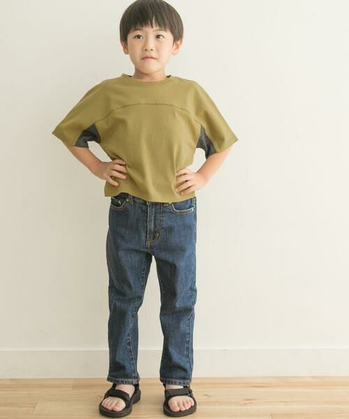 URBAN RESEARCH DOORS / アーバンリサーチ ドアーズ トップス | メッシュスウィッチングドルマンTシャツ(KIDS) | 詳細7