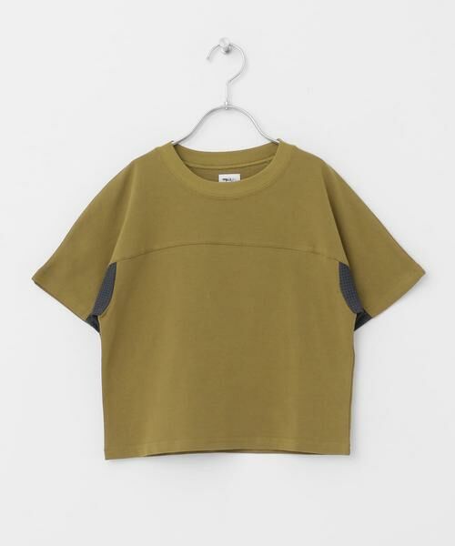 URBAN RESEARCH DOORS / アーバンリサーチ ドアーズ トップス | メッシュスウィッチングドルマンTシャツ(KIDS) | 詳細8