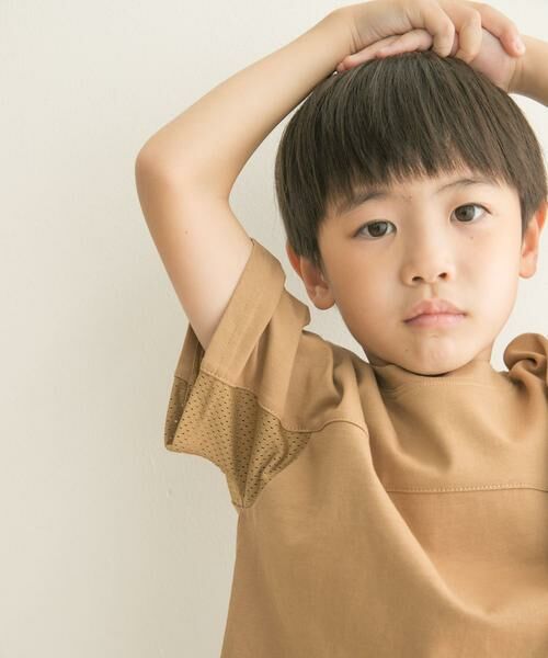 URBAN RESEARCH DOORS / アーバンリサーチ ドアーズ トップス | メッシュスウィッチングドルマンTシャツ(KIDS) | 詳細12