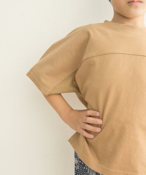 URBAN RESEARCH DOORS / アーバンリサーチ ドアーズ トップス | メッシュスウィッチングドルマンTシャツ(KIDS) | 詳細14