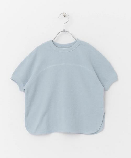 URBAN RESEARCH DOORS / アーバンリサーチ ドアーズ トップス | 『親子リンク』スラブインレイ5分袖プルオーバー(KIDS) | 詳細8