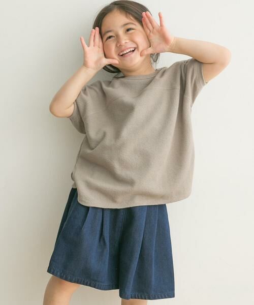 URBAN RESEARCH DOORS / アーバンリサーチ ドアーズ トップス | 『親子リンク』スラブインレイ5分袖プルオーバー(KIDS) | 詳細12