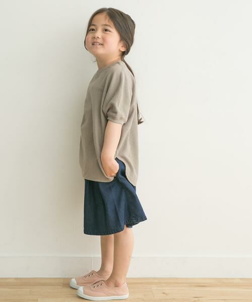 URBAN RESEARCH DOORS / アーバンリサーチ ドアーズ トップス | 『親子リンク』スラブインレイ5分袖プルオーバー(KIDS) | 詳細13