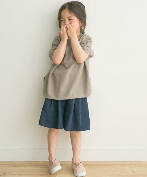 URBAN RESEARCH DOORS / アーバンリサーチ ドアーズ トップス | 『親子リンク』スラブインレイ5分袖プルオーバー(KIDS) | 詳細14