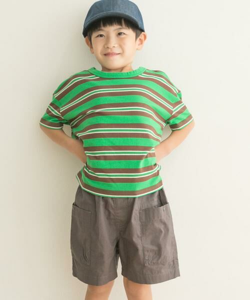 URBAN RESEARCH DOORS / アーバンリサーチ ドアーズ トップス | レトロランダムボーダーワイドTシャツ(KIDS) | 詳細10