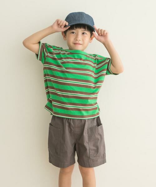 URBAN RESEARCH DOORS / アーバンリサーチ ドアーズ トップス | レトロランダムボーダーワイドTシャツ(KIDS) | 詳細11