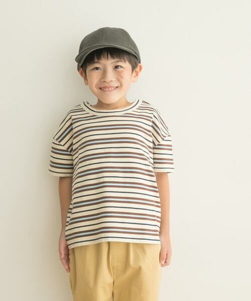 URBAN RESEARCH DOORS / アーバンリサーチ ドアーズ トップス | レトロランダムボーダーワイドTシャツ(KIDS) | 詳細29