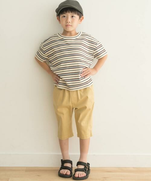 URBAN RESEARCH DOORS / アーバンリサーチ ドアーズ トップス | レトロランダムボーダーワイドTシャツ(KIDS) | 詳細30