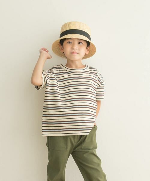 URBAN RESEARCH DOORS / アーバンリサーチ ドアーズ トップス | レトロランダムボーダーワイドTシャツ(KIDS) | 詳細19