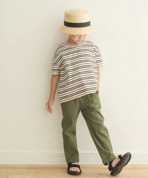 URBAN RESEARCH DOORS / アーバンリサーチ ドアーズ トップス | レトロランダムボーダーワイドTシャツ(KIDS) | 詳細22