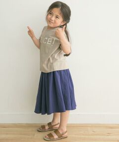 URBAN RESEARCH DOORS / アーバンリサーチ ドアーズ パンツ | 『親子リンク』コットンボイル2WAYスカート(KIDS)