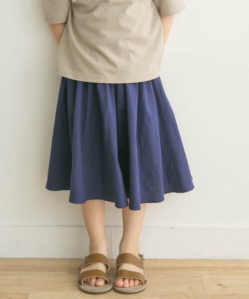 URBAN RESEARCH DOORS / アーバンリサーチ ドアーズ パンツ | 『親子リンク』コットンボイル2WAYスカート(KIDS) | 詳細1