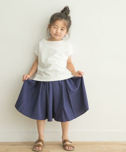 URBAN RESEARCH DOORS / アーバンリサーチ ドアーズ パンツ | 『親子リンク』コットンボイル2WAYスカート(KIDS) | 詳細10