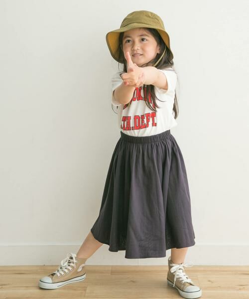 URBAN RESEARCH DOORS / アーバンリサーチ ドアーズ パンツ | 『親子リンク』コットンボイル2WAYスカート(KIDS) | 詳細16
