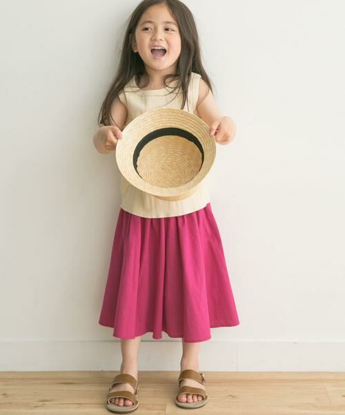 URBAN RESEARCH DOORS / アーバンリサーチ ドアーズ パンツ | 『親子リンク』コットンボイル2WAYスカート(KIDS) | 詳細28