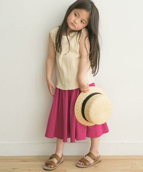 URBAN RESEARCH DOORS / アーバンリサーチ ドアーズ パンツ | 『親子リンク』コットンボイル2WAYスカート(KIDS) | 詳細29
