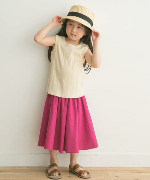 URBAN RESEARCH DOORS / アーバンリサーチ ドアーズ パンツ | 『親子リンク』コットンボイル2WAYスカート(KIDS) | 詳細30