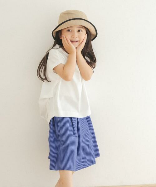 URBAN RESEARCH DOORS / アーバンリサーチ ドアーズ パンツ | ストライプ後染めフレアスカート(KIDS) | 詳細1