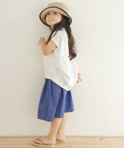 URBAN RESEARCH DOORS / アーバンリサーチ ドアーズ パンツ | ストライプ後染めフレアスカート(KIDS) | 詳細3