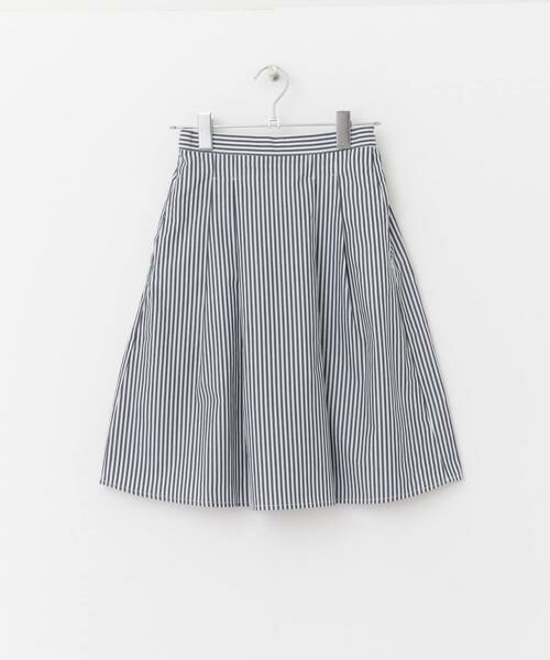 URBAN RESEARCH DOORS / アーバンリサーチ ドアーズ パンツ | ストライプ後染めフレアスカート(KIDS) | 詳細13