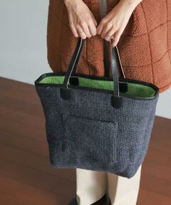 URBAN RESEARCH DOORS / アーバンリサーチ ドアーズ トートバッグ | 『別注』beej×DOORS　ウールリバーシブルトート