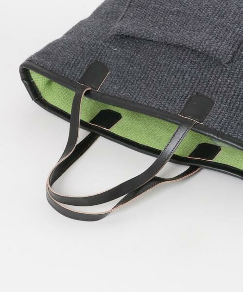 URBAN RESEARCH DOORS / アーバンリサーチ ドアーズ トートバッグ | 『別注』beej×DOORS　ウールリバーシブルトート | 詳細8