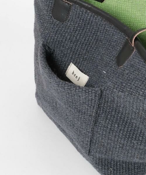 URBAN RESEARCH DOORS / アーバンリサーチ ドアーズ トートバッグ | 『別注』beej×DOORS　ウールリバーシブルトート | 詳細9