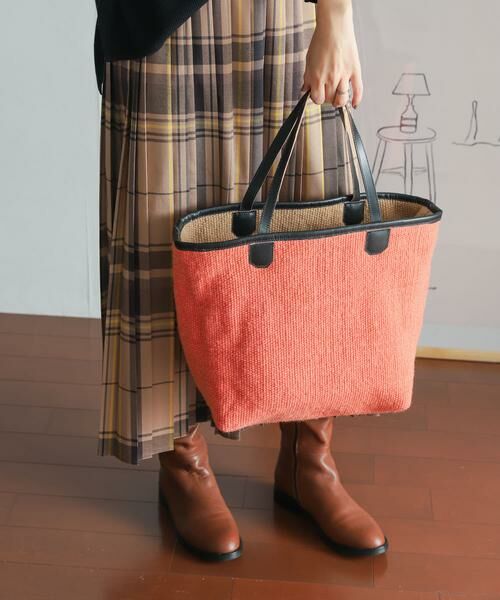 URBAN RESEARCH DOORS / アーバンリサーチ ドアーズ トートバッグ | 『別注』beej×DOORS　ウールリバーシブルトート | 詳細12