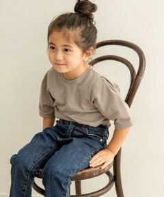URBAN RESEARCH DOORS / アーバンリサーチ ドアーズ トップス | 『親子リンク』タックバルーンスリーブTシャツ(KIDS)