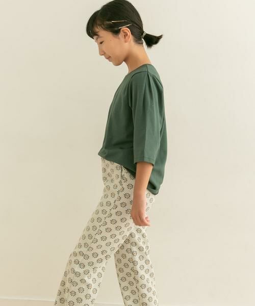 URBAN RESEARCH DOORS / アーバンリサーチ ドアーズ トップス | 『親子リンク』タックバルーンスリーブTシャツ(KIDS) | 詳細2