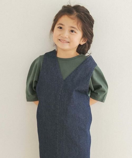 URBAN RESEARCH DOORS / アーバンリサーチ ドアーズ トップス | 『親子リンク』タックバルーンスリーブTシャツ(KIDS) | 詳細5