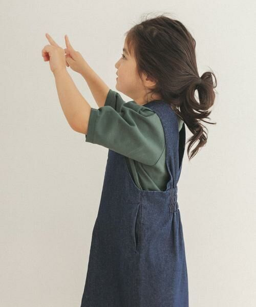 URBAN RESEARCH DOORS / アーバンリサーチ ドアーズ トップス | 『親子リンク』タックバルーンスリーブTシャツ(KIDS) | 詳細8