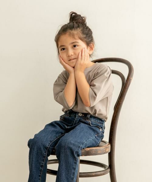 URBAN RESEARCH DOORS / アーバンリサーチ ドアーズ トップス | 『親子リンク』タックバルーンスリーブTシャツ(KIDS) | 詳細14