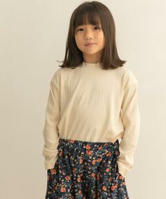URBAN RESEARCH DOORS / アーバンリサーチ ドアーズ トップス | 針抜きリブハイネックカットソー(KIDS)